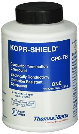 Thomas & Betts CP8-TB 8 oz Kopr-Shield Compound with Brush